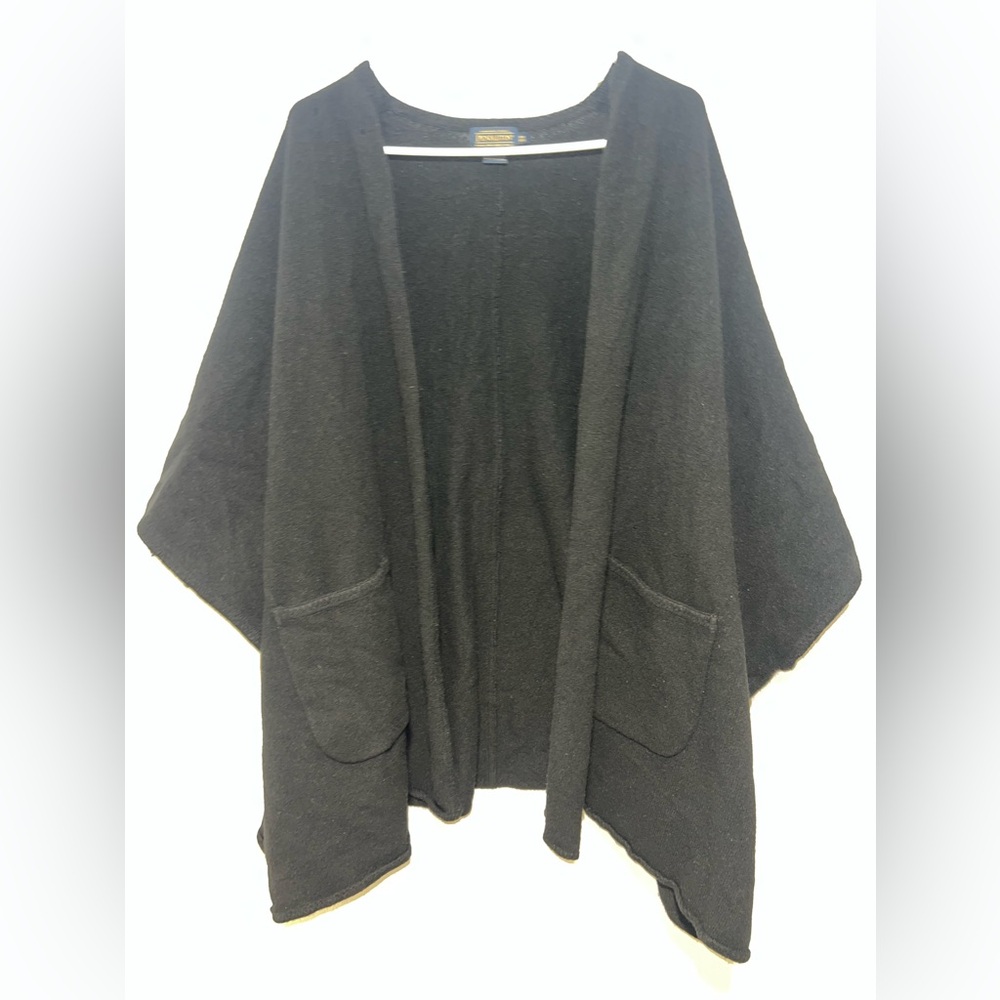 Pendleton Wool Overcoat Jacket Shawl Patch Pocket… - image 2